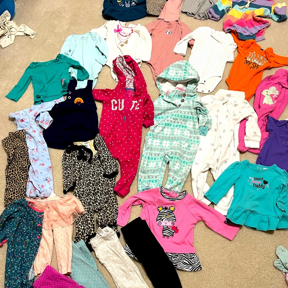 9 month lot baby girl + 4 items